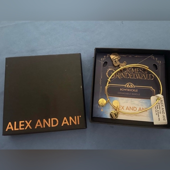 NWT BOWTRUCKLE PICKETT GOLD ALEX AND ANI BANGLE - Picture 6 of 6